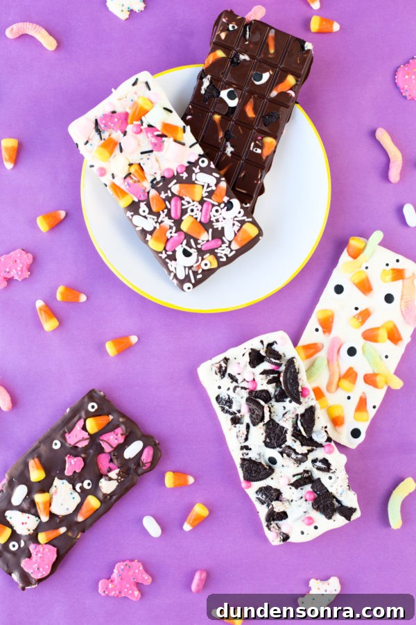 Leftover Halloween Candy Chocolate Bars