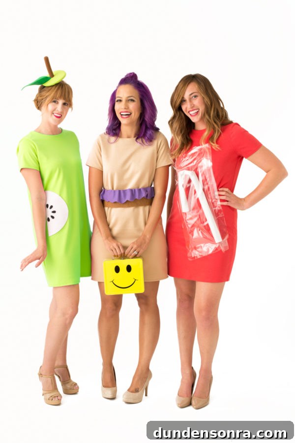 DIY School Lunch Costumes