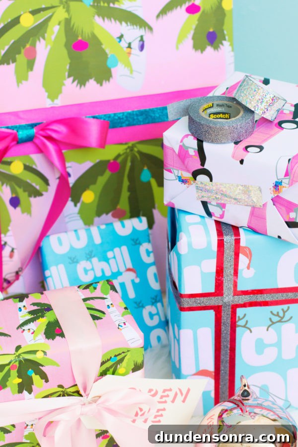 Presents wrapped