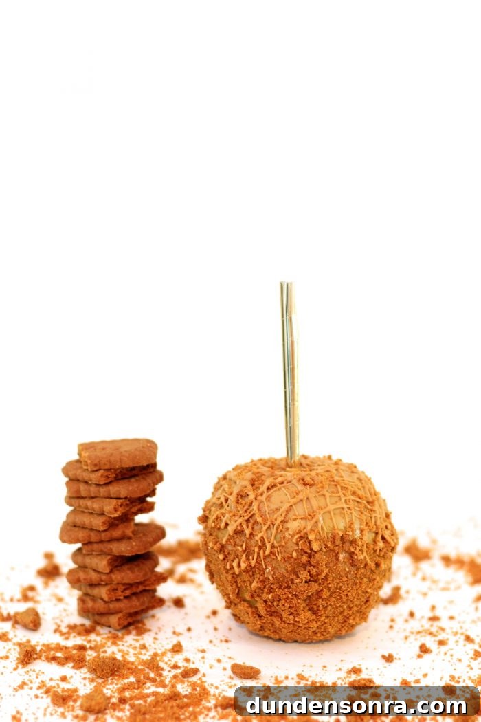 Cookie Butter Caramel Apple