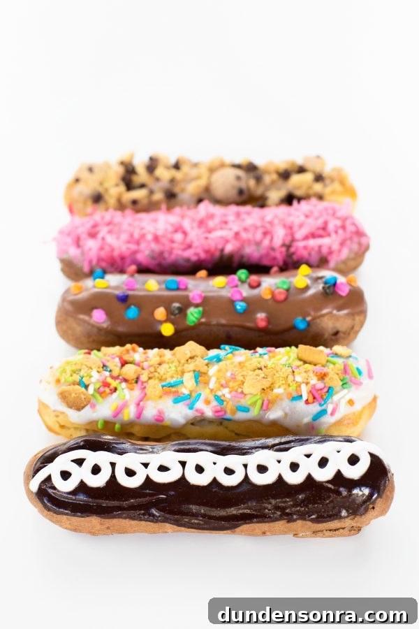 Five eclairs 
