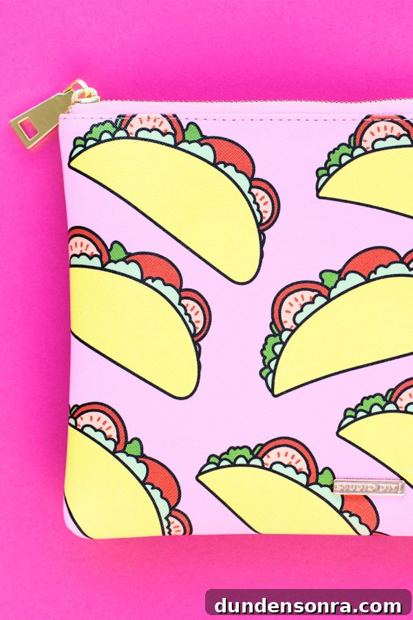 Introducing... Can't Clutch This! Ultimate Guide to Clutch Problems 4 Taco clutch on a pink background