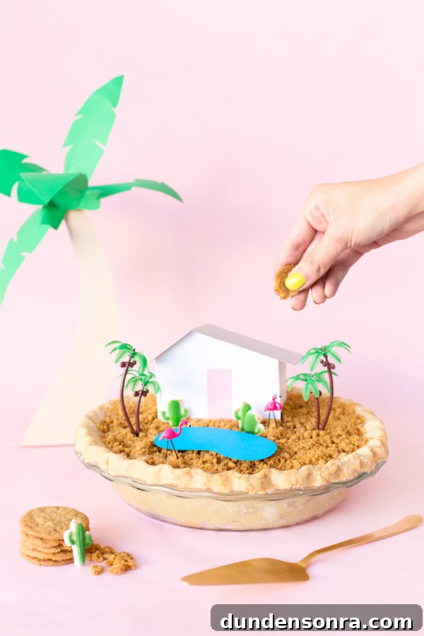 A house with a mini house and trees on it