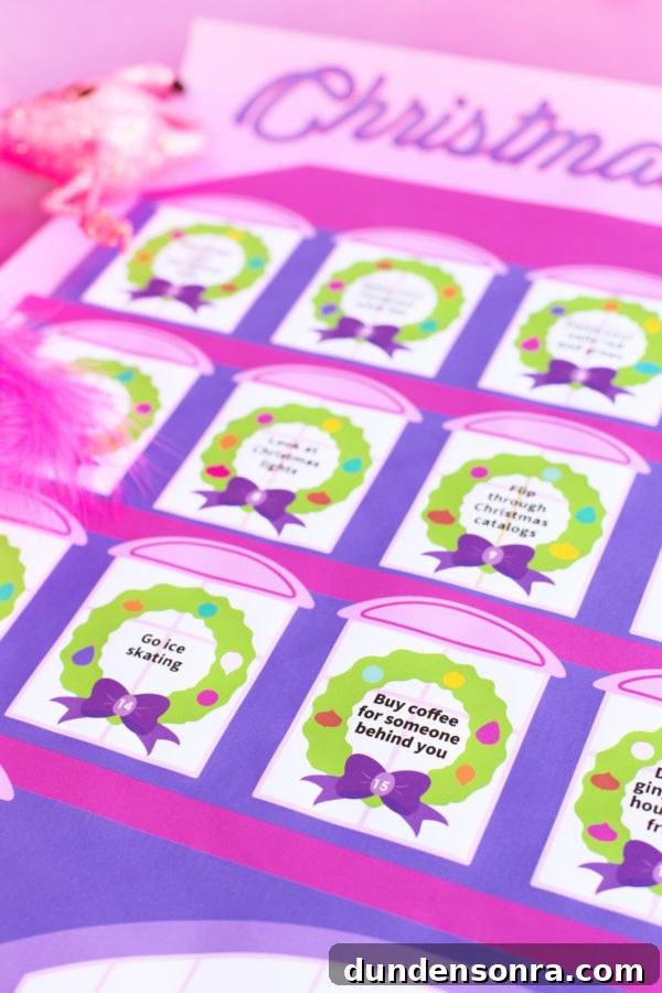 Printable Scratch-Off Advent Calendar Template — Free Download 4 Printable scratch-off advent calendar