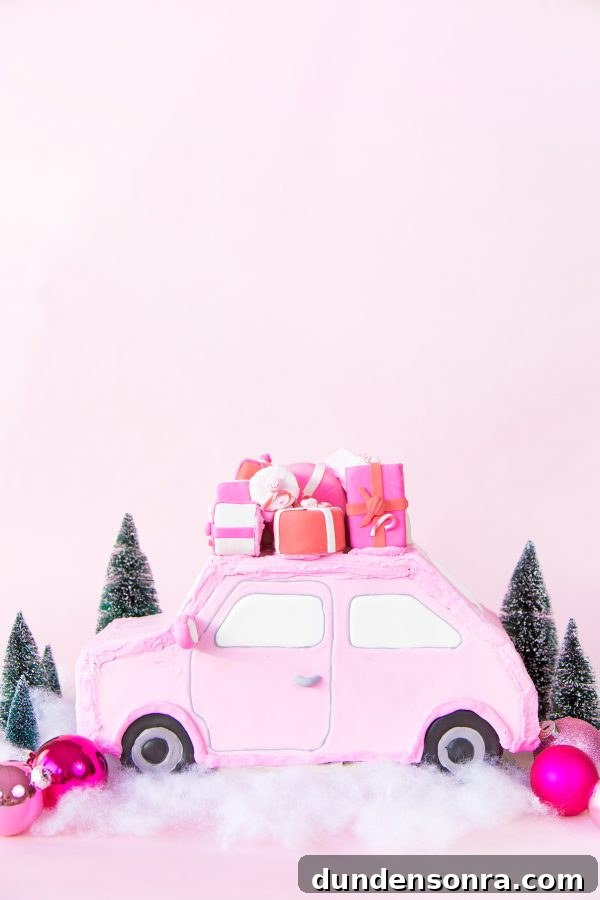 A pink gingerbread card