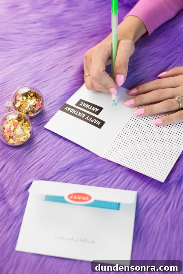 A notebook and confetti earrings