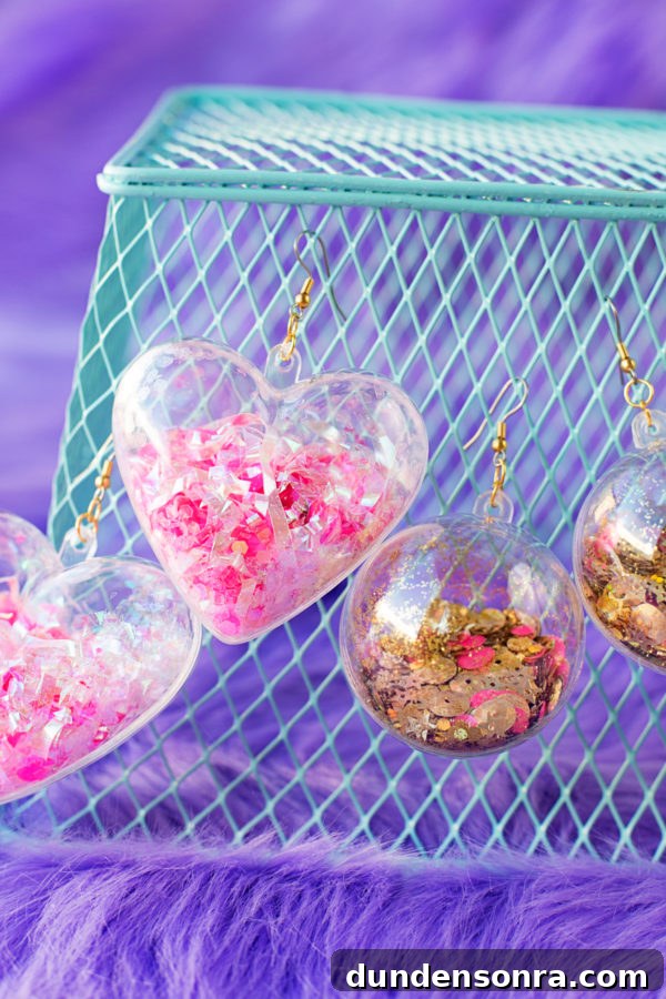 Confetti earrings