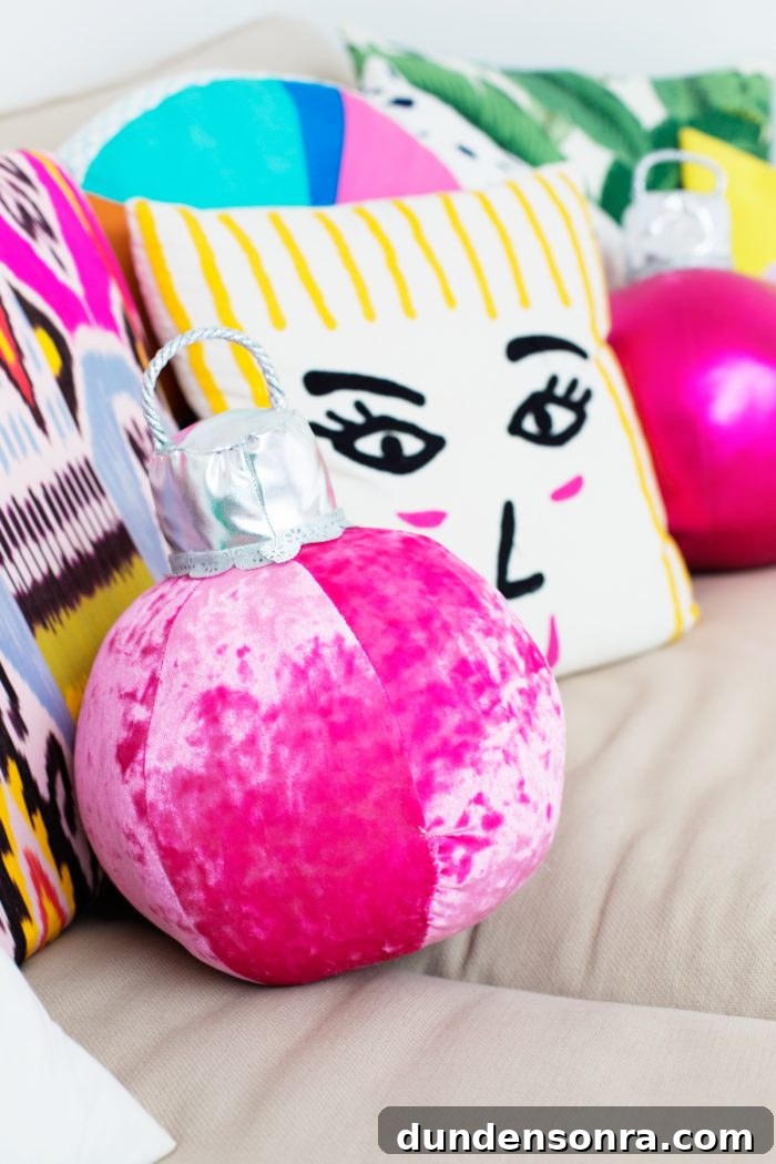 DIY Ornament Pillows