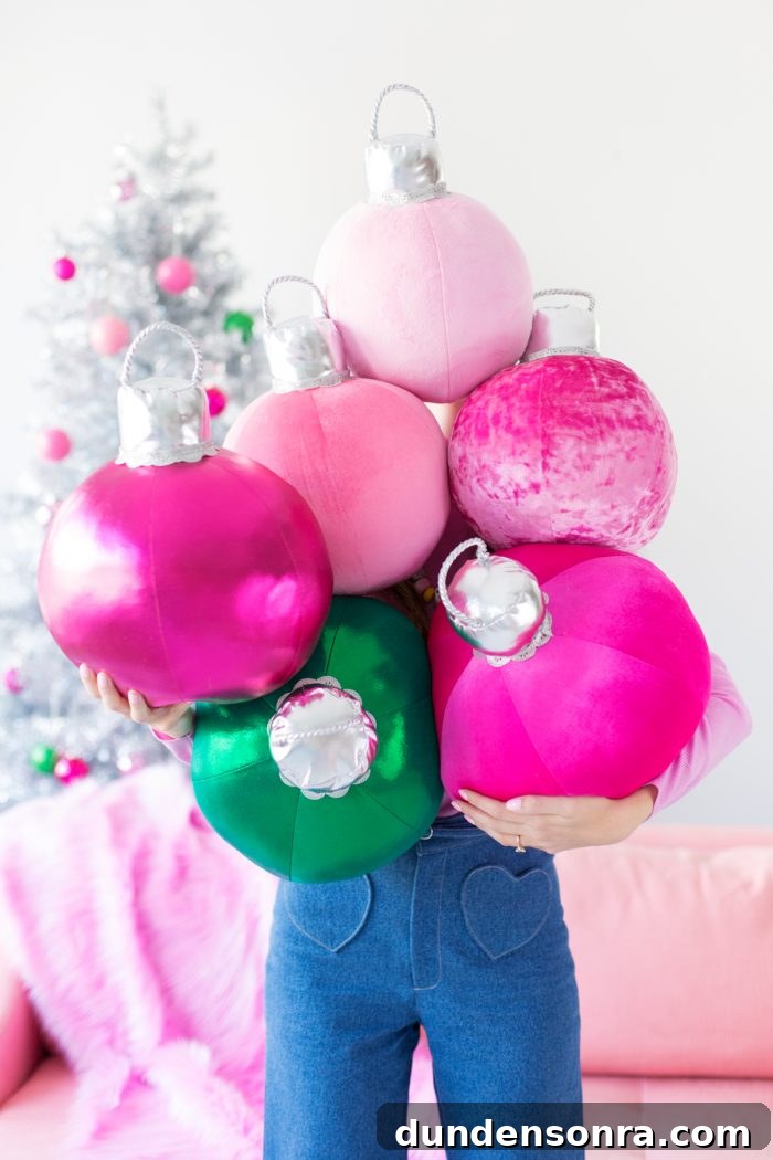 DIY Ornament Pillows