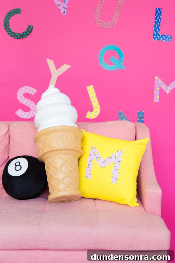 Custom Monogram Sweatshirts: DIY Graphic Initial Design Guide 14 Pillows on a couch