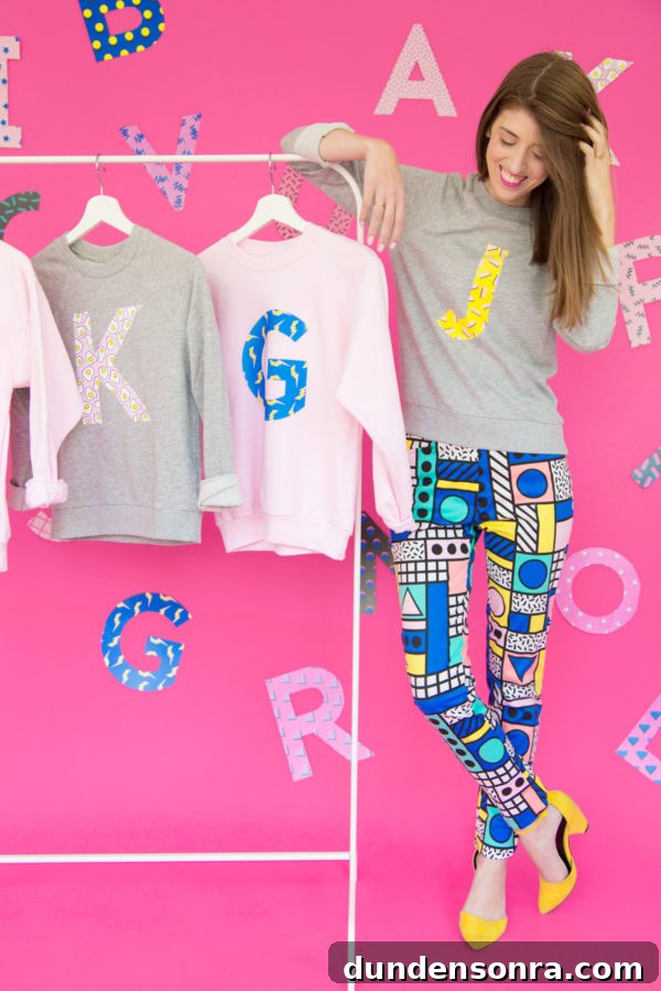 Custom Monogram Sweatshirts: DIY Graphic Initial Design Guide 10 Crewnecks with letters on it