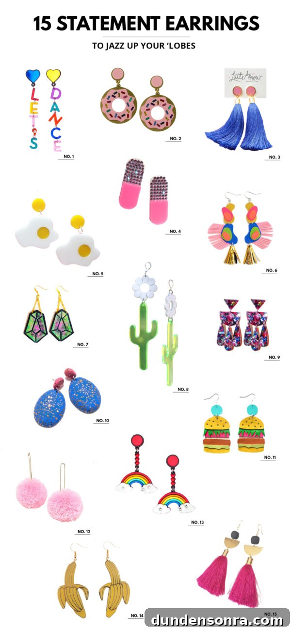 Statement Earrings 2024: 15 Must-See Favorites from My Collection 3 15 Colorful Statement Earrings
