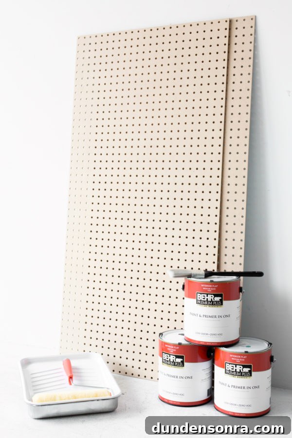 Creative Pegboard DIY Ideas for Stylish Home Organization 6 Wood with holes in it