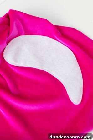 Pink and white fabric