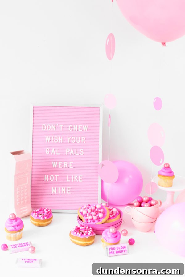 Pink decorations