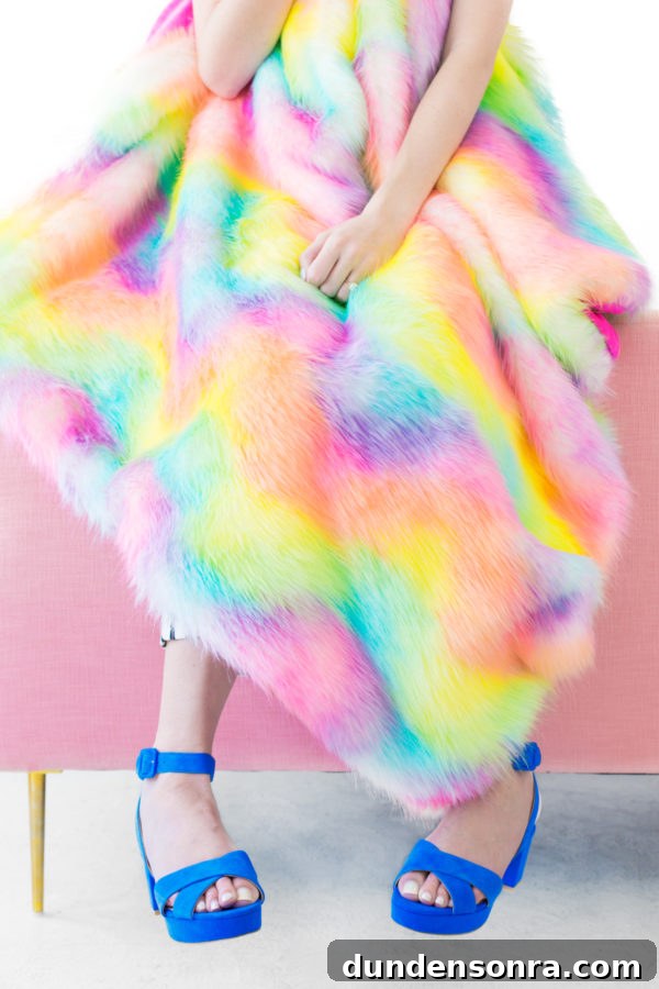 Rainbow fur