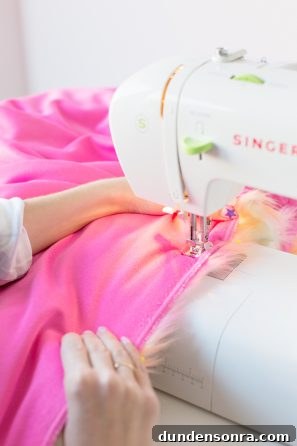 Pink fabric