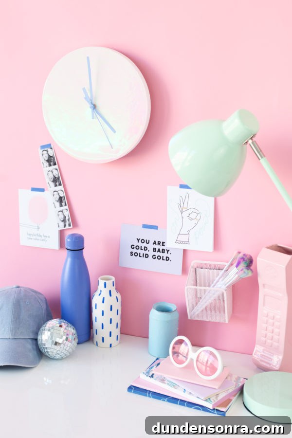 Items on a desk