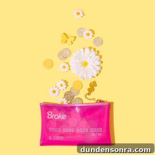 Hot pink clutch on a yellow background
