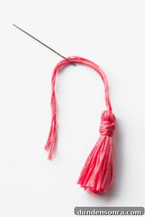 DIY Tassel Jeans: How to Add Trendy Tassel Trim to Your Denim 11 Pink tassel