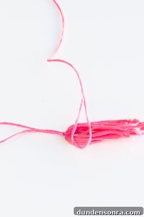 DIY Tassel Jeans: How to Add Trendy Tassel Trim to Your Denim 9 Pink string