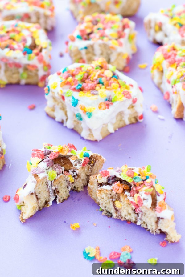 Cereal cinnamon buns