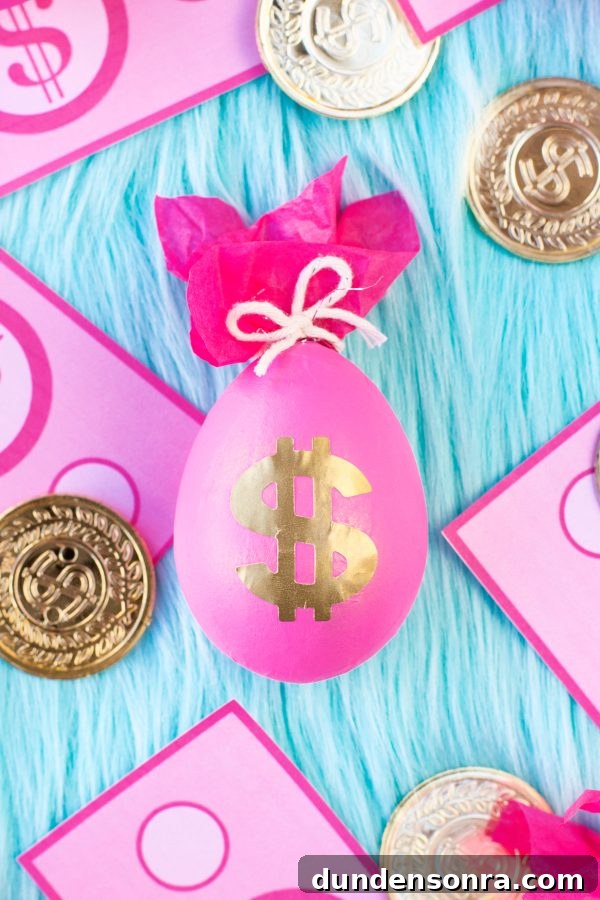 DIY Money Bag Easter Eggs: Creative Ways to Gift Cash This Easter 2 Money bag easter egg