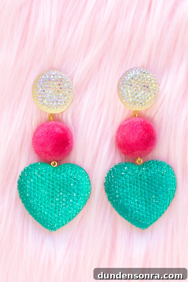 Colorful earrings