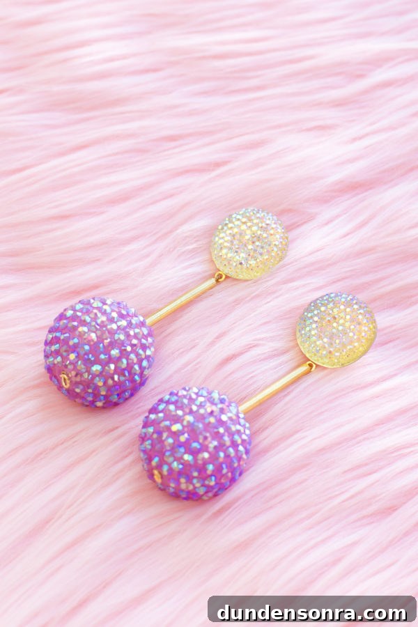 Colorful earrings