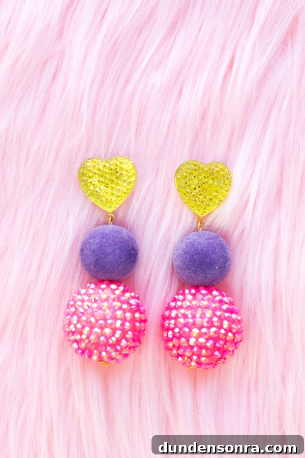 Colorful earrings