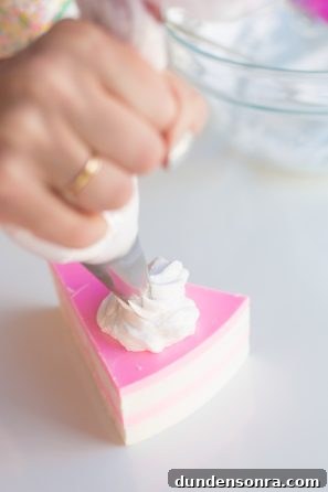 How to Make a Birthday Cake Soap That Smells Like Cake 18 Someone frosting a cake