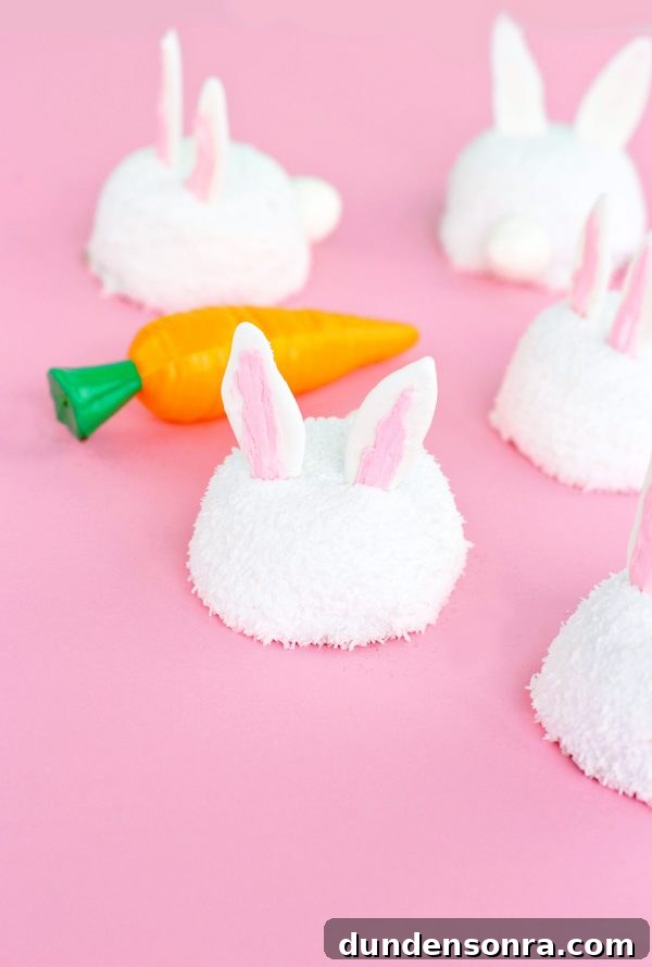 Easter Bunny Sno-Balls Treats Recipe 2 An easter bunny cake