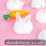 An easter bunny cake