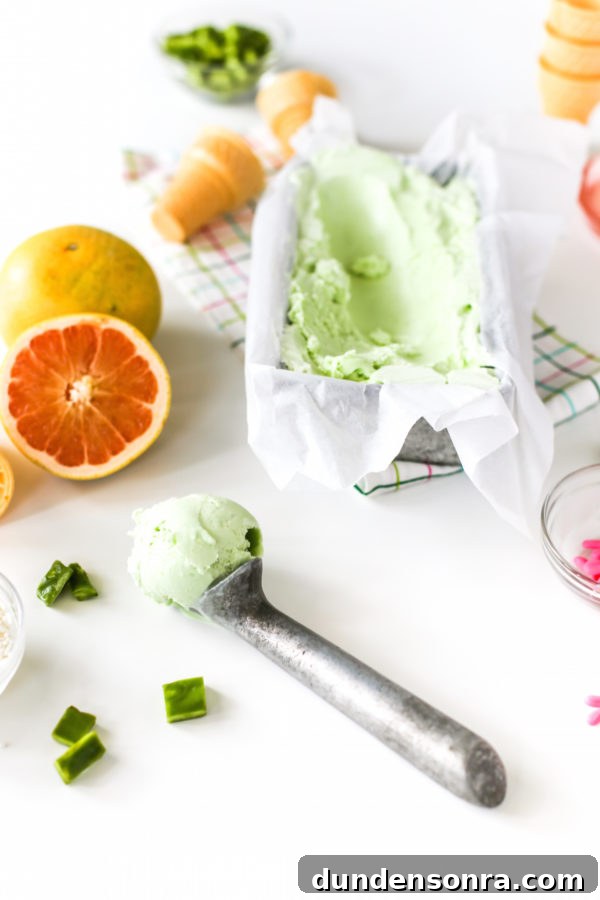 Cactus Ice Cream Cones: How to Make Unique Prickly Pear Cones 4 Ice cream and fruit