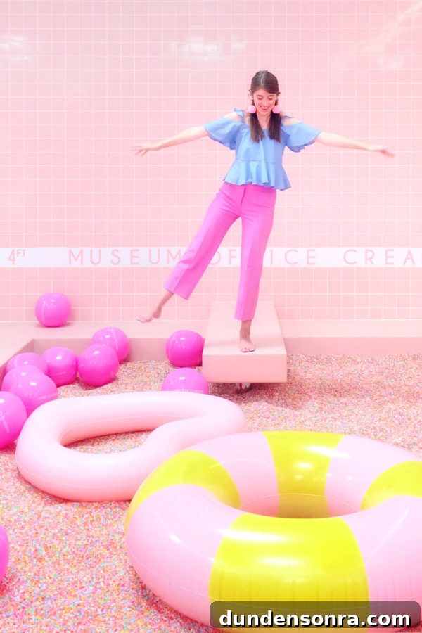 Inside the Museum of Ice Cream Los Angeles: What to See and Do 13 A pool full of sprinkles