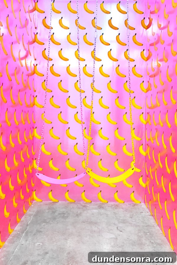 Inside the Museum of Ice Cream Los Angeles: What to See and Do 9 Banana wall paper