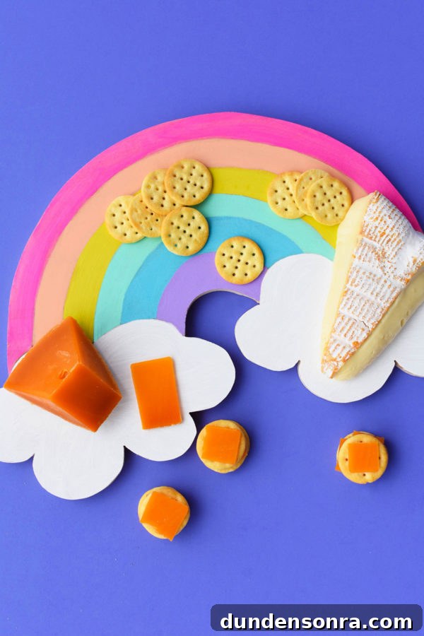 Rainbow and food