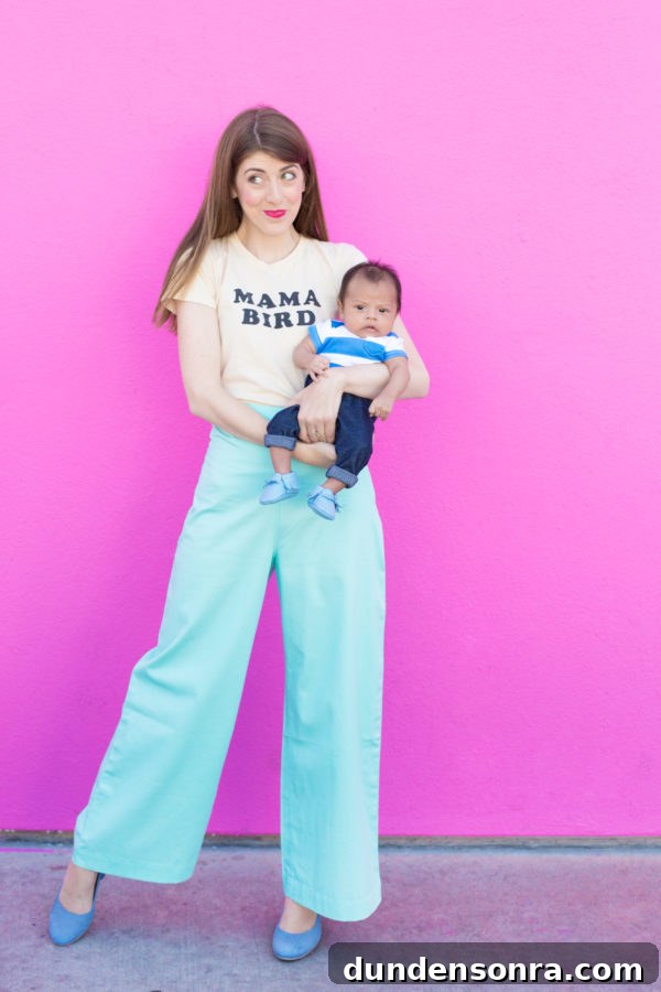 A person holding a baby