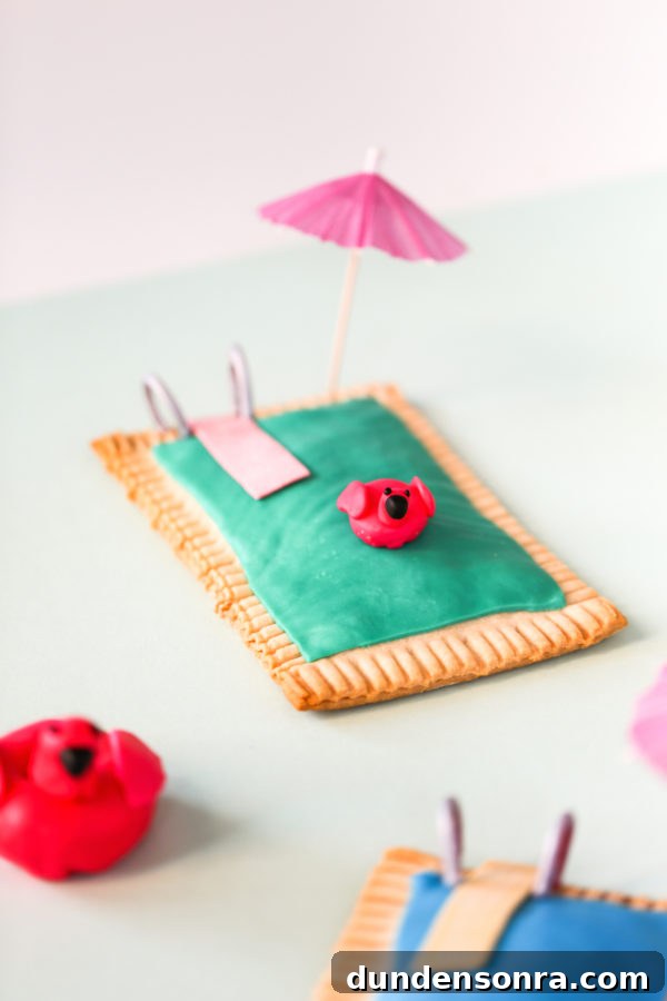 Piña Colada Pool Pop-Tarts: Tropical Toasted Pastry Recipe 5 Swimming pool toaster pastries