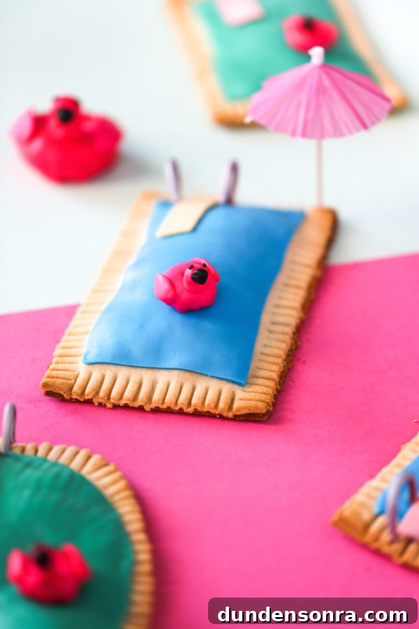 Piña Colada Pool Pop-Tarts: Tropical Toasted Pastry Recipe 7 Swimming pool toaster pastries