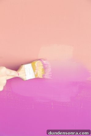 How to Create a Stunning Ombre Accent Wall with Paint Tips 11 Ombre wall