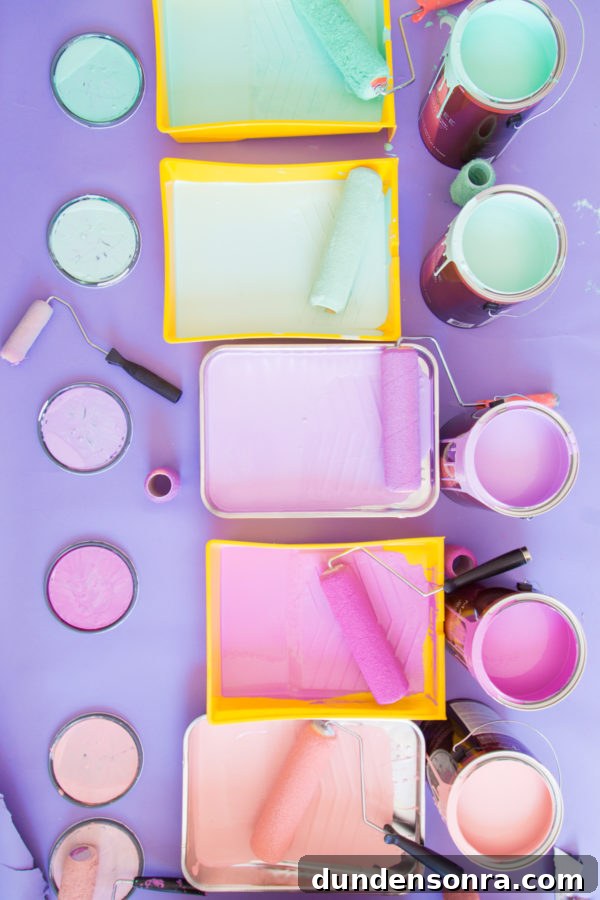 How to Create a Stunning Ombre Accent Wall with Paint Tips 5 Paint