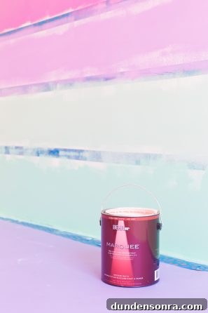 How to Create a Stunning Ombre Accent Wall with Paint Tips 7 Paint on a wall