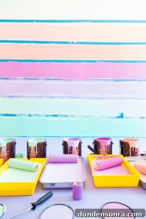 How to Create a Stunning Ombre Accent Wall with Paint Tips 8 Colorful wall