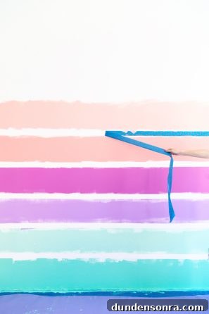 How to Create a Stunning Ombre Accent Wall with Paint Tips 9 Colorful wall