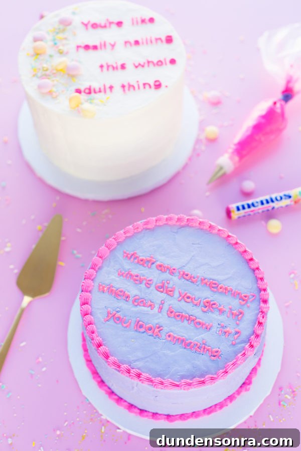 Colorful cakes