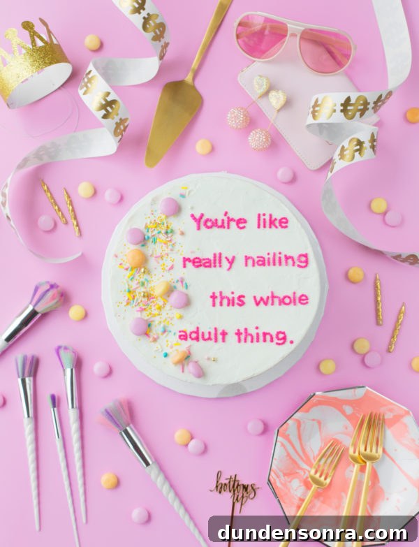 Compliment cake