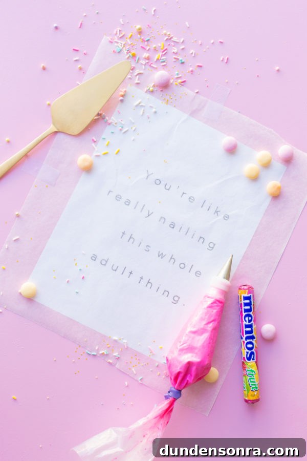 Paper with words on it