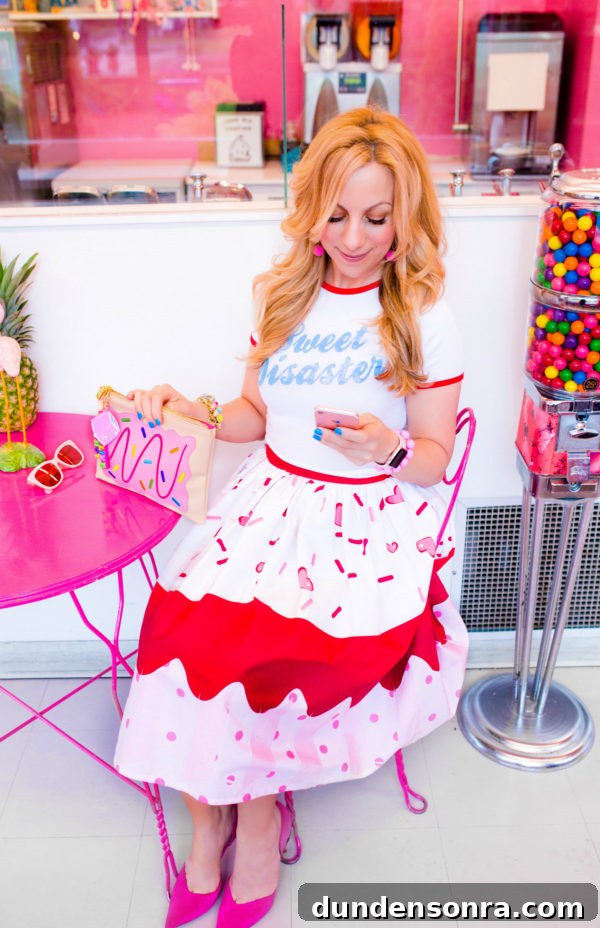 Someone holding a pop-tart clutch