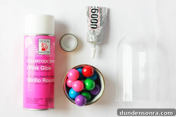 DIY Sprinkle Pill Paperweight: Make a Colorful Resin Desk Weight 5 Craft materials